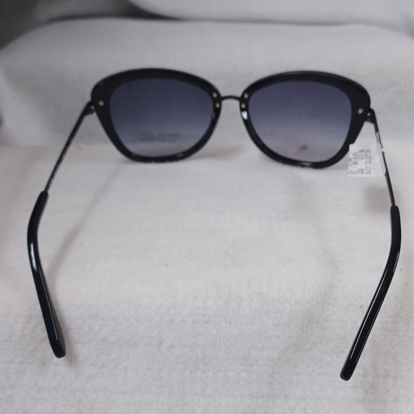 NWT Draper James Women\'s Sunglasses DJ7002 002 Black 55-17-135
